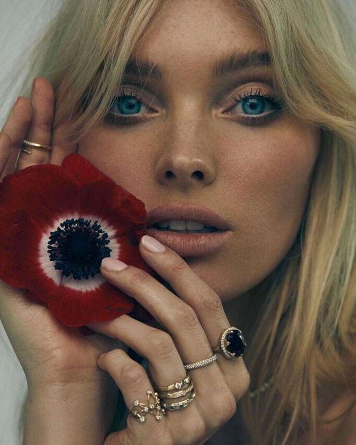 Elsa Hosk Shoots For Logan Hollowell Jewelry Collection 2019