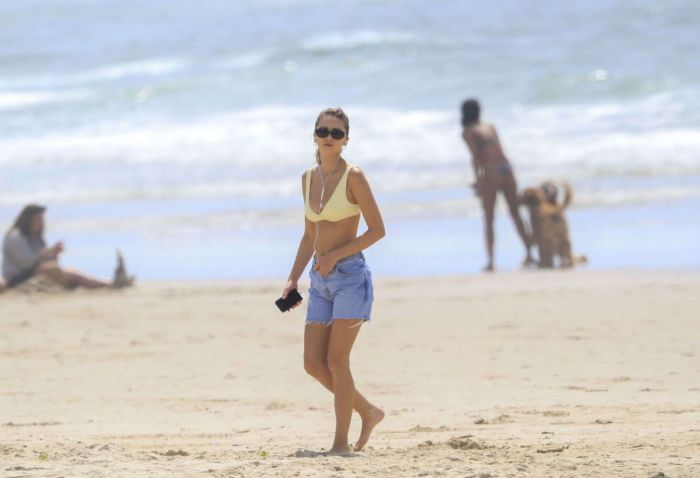 Gabriella Brooks In A Bikini On Byron Bay Beach