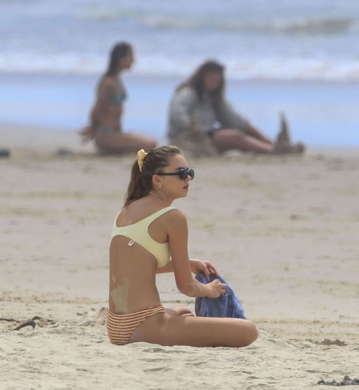 Gabriella Brooks In A Bikini On Byron Bay Beach