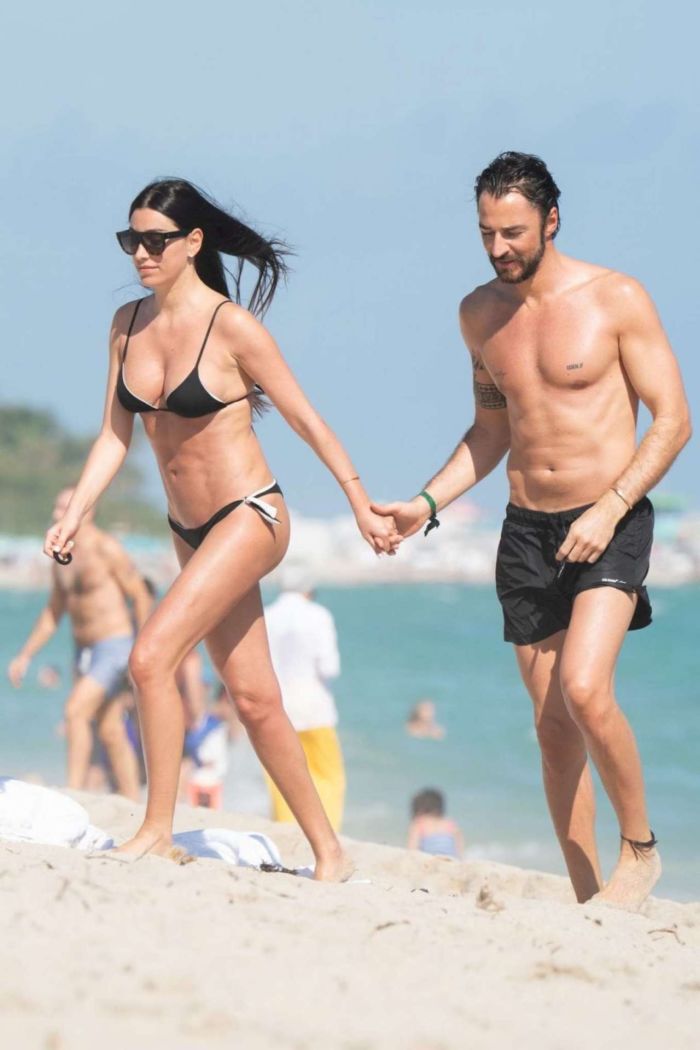 Giorgia Gabriele Enjoying Her Beach Day In Miami