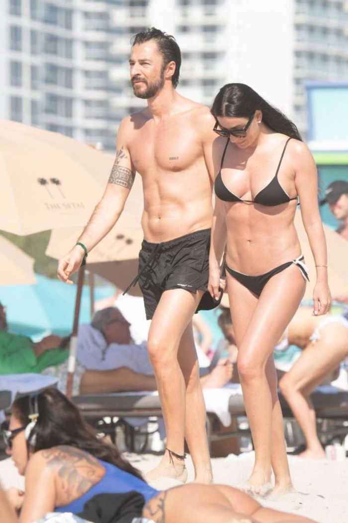 Giorgia Gabriele Enjoying Her Beach Day In Miami