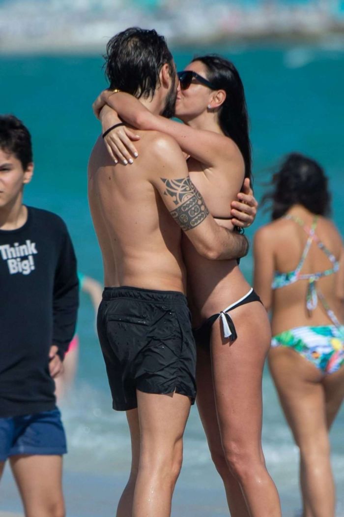 Giorgia Gabriele Enjoying Her Beach Day In Miami