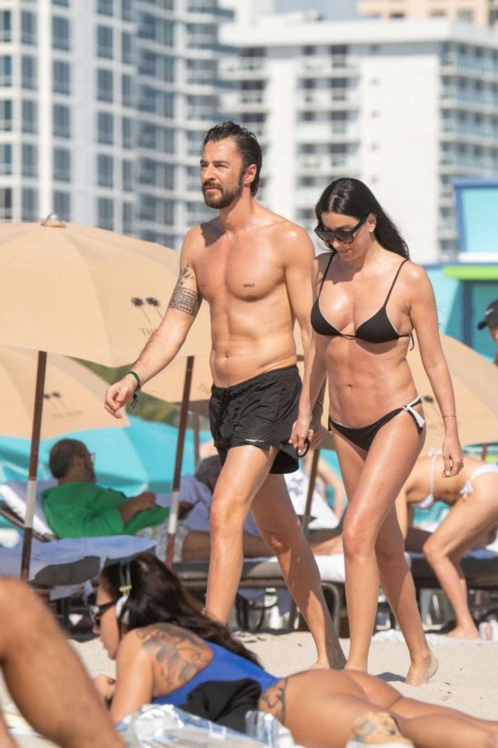 Giorgia Gabriele Enjoying Her Beach Day In Miami