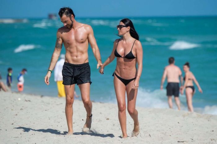 Giorgia Gabriele Enjoying Her Beach Day In Miami