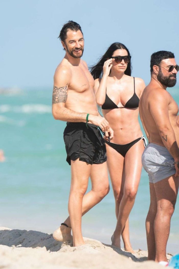Giorgia Gabriele Enjoying Her Beach Day In Miami