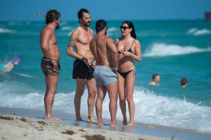 Giorgia Gabriele Enjoying Her Beach Day In Miami