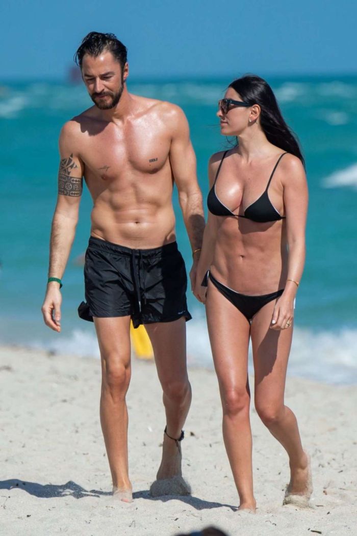 Giorgia Gabriele Enjoying Her Beach Day In Miami