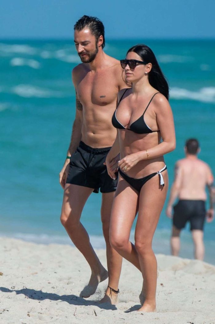 Giorgia Gabriele Enjoying Her Beach Day In Miami