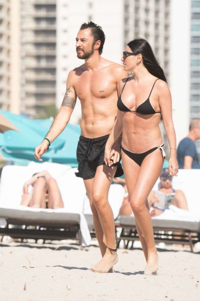 Giorgia Gabriele Enjoying Her Beach Day In Miami