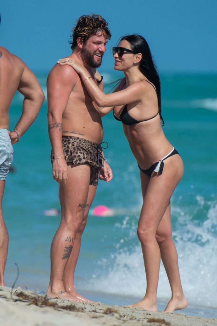 Giorgia Gabriele Enjoying Her Beach Day In Miami