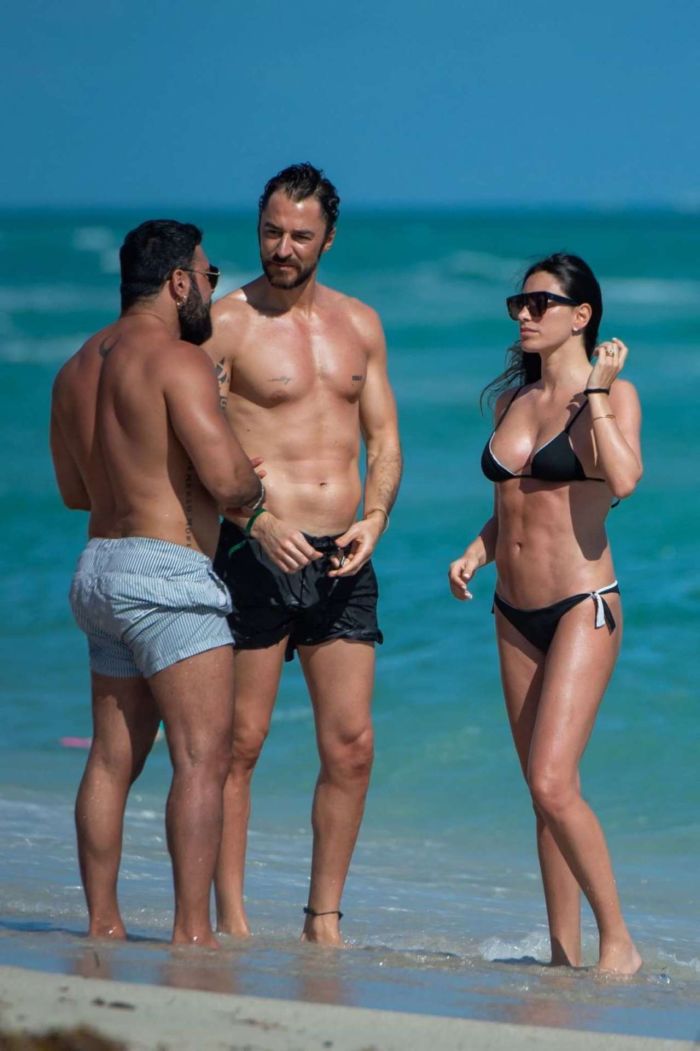 Giorgia Gabriele Enjoying Her Beach Day In Miami