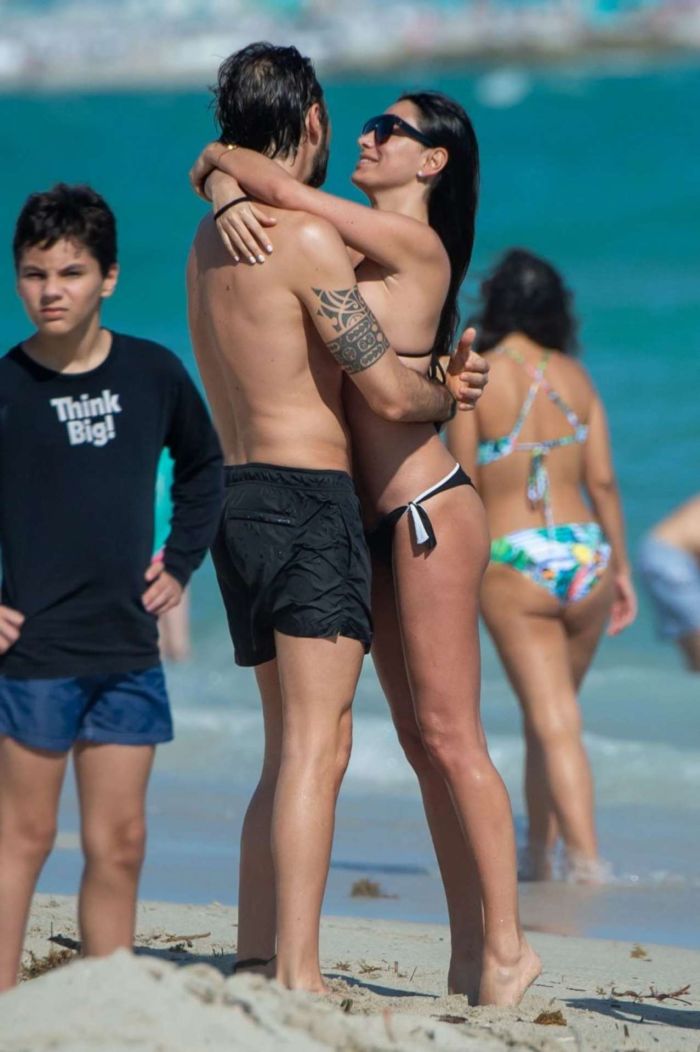 Giorgia Gabriele Enjoying Her Beach Day In Miami