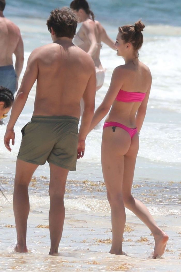 Grace Elizabeth On A Bikini Vacation At The Beach In Tulum