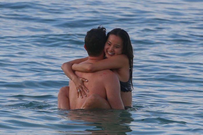 Jamie Chung On Her Vacation In Bikini At The Beach In Hawaii