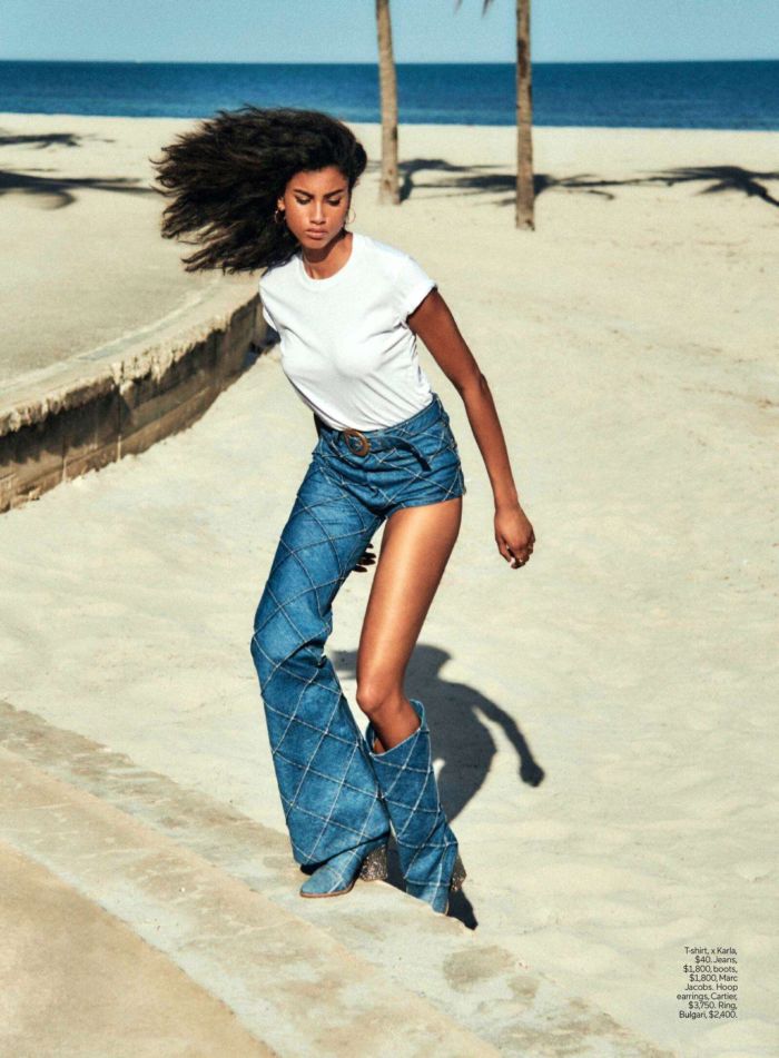 Dutch Model Imaan Hammam Shoots For Elle Magazine 2020