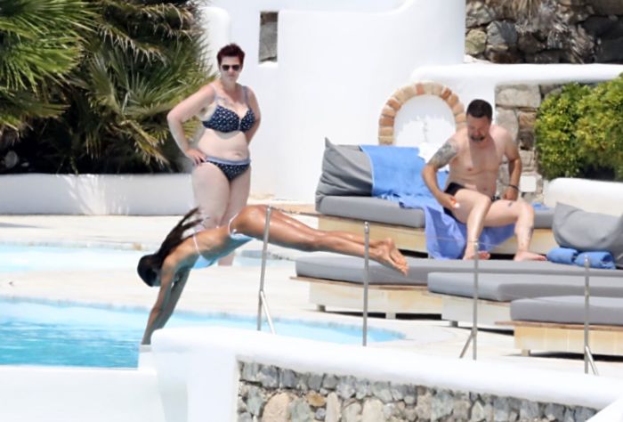 Izabel Goulart In White Bikini On The Beautiful Island Of Mykonos