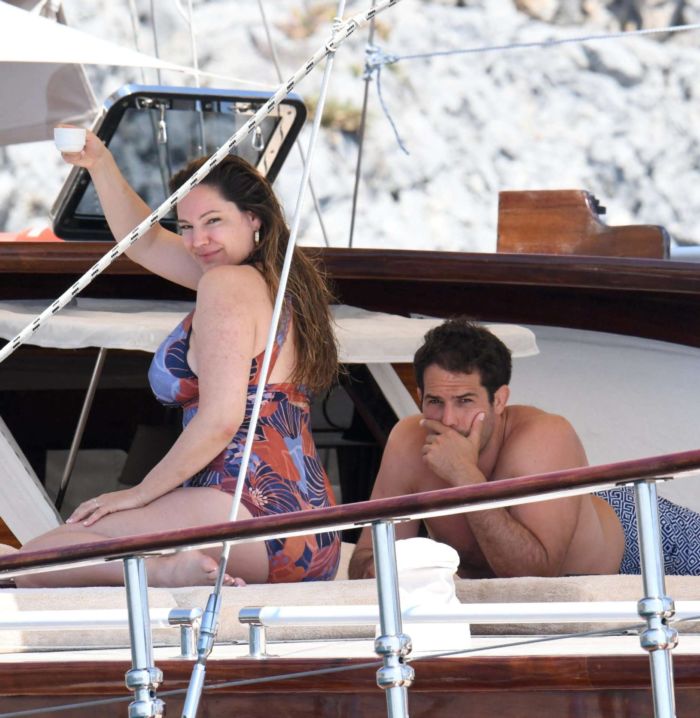 Kelly Brook In A Swimsuit On A Vacation In Turkey