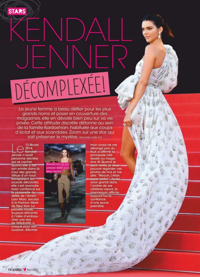 Kendall Jenner Looks Pretty In Cool Magazine Canada 2020
