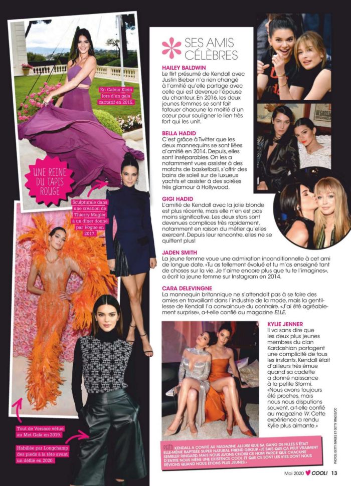 Kendall Jenner Looks Pretty In Cool Magazine Canada 2020