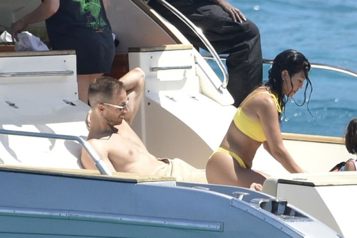 Kourtney Kardashian During Her Vacation On A Yacht In Corsica