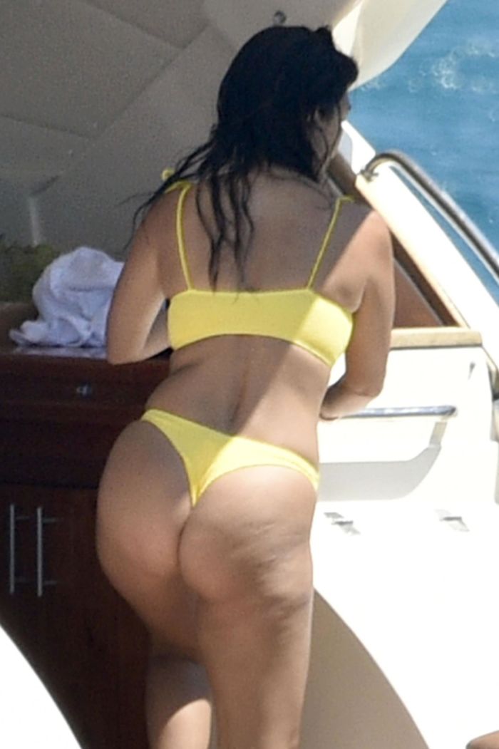 Kourtney Kardashian During Her Vacation On A Yacht In Corsica