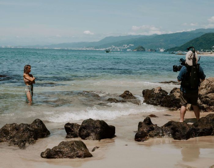 Kristin Cavallari Poses For A Photoshoot At A Beach In Mexico
