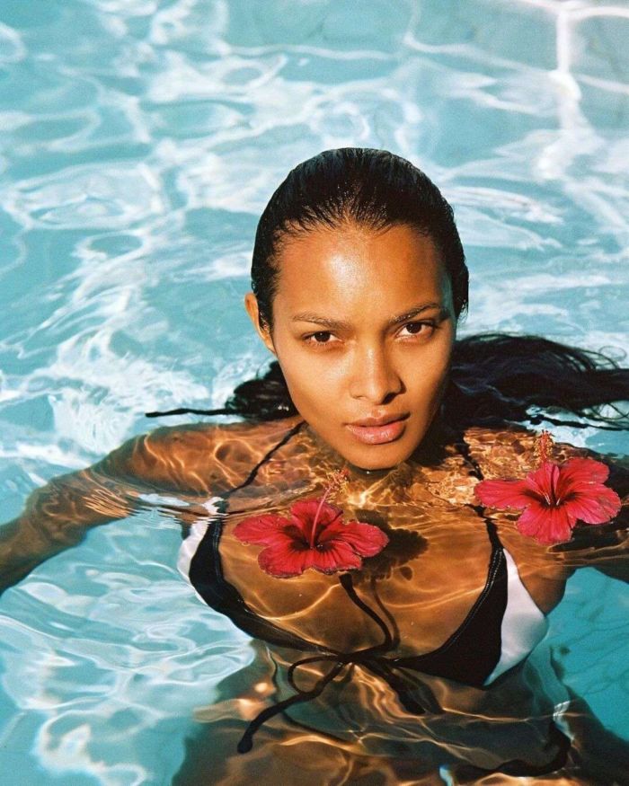 Gorgeous Lais Ribeiro In A Bambaswim Swimwear Photoshoot