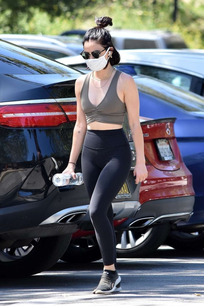 Fitness Freak Lucy Hale Spotted In Tights Out In Studio City