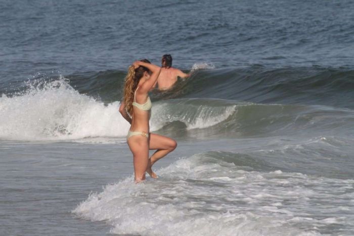 Nina Agdal On A Bikini Vacation At Beach In Hamptons