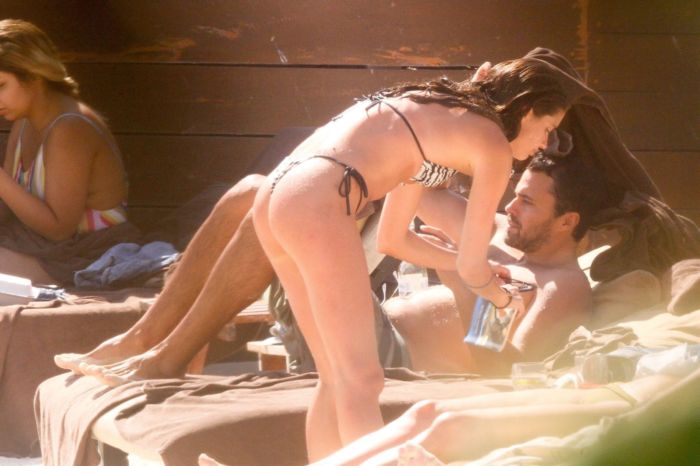 Sara Sampaio Candids In Bikini At The Beach In Tulum