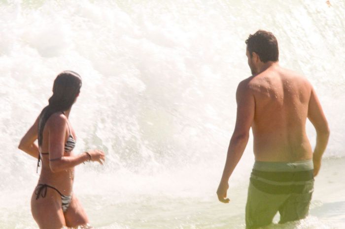 Sara Sampaio Candids In Bikini At The Beach In Tulum