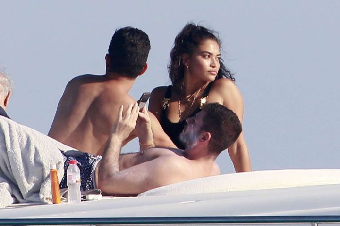 Shanina Shaik On A Yacht With Friends In Formentera