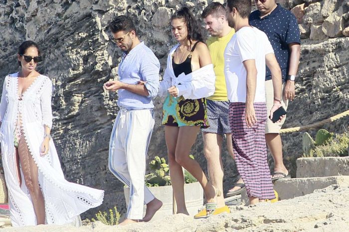 Shanina Shaik On A Yacht With Friends In Formentera