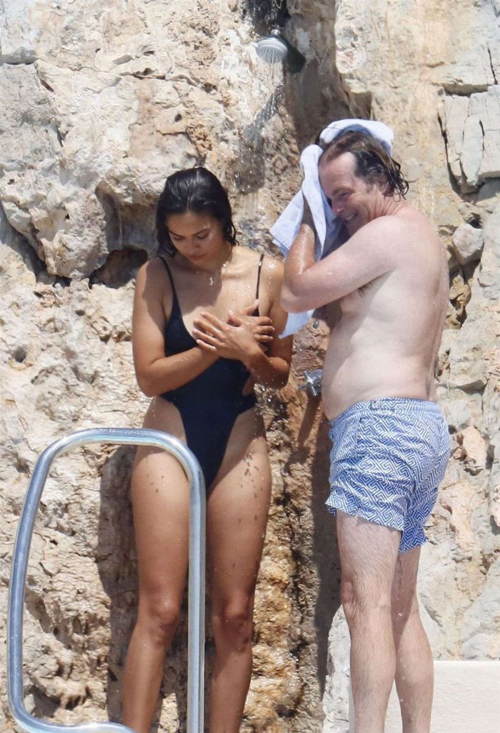 Shanina Shaik On A Bikini Vacation With A Friend At The Swimming Pool In Antibes