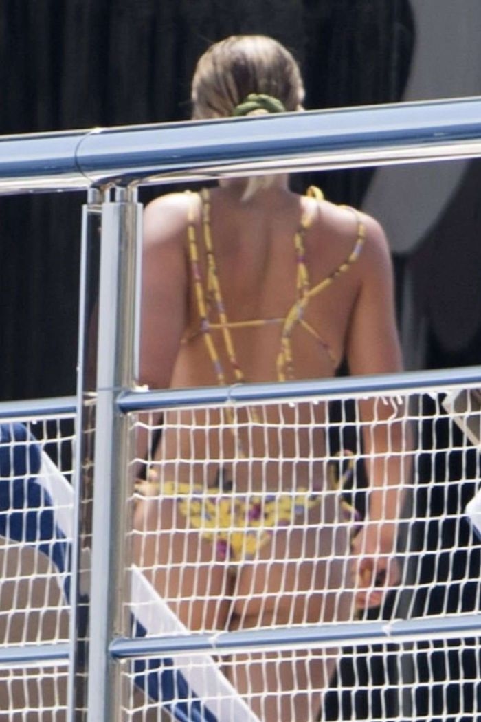 Sofia Richie On A Vacation In Bikini On A Yacht In Capri