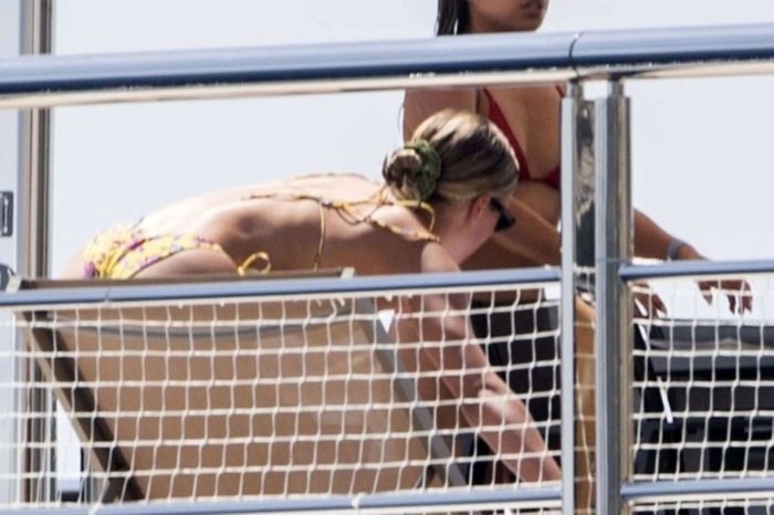 Sofia Richie On A Vacation In Bikini On A Yacht In Capri