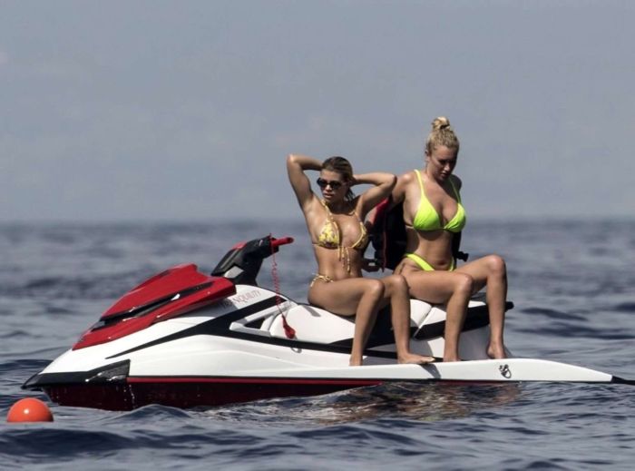 Sofia Richie On A Vacation In Bikini On A Yacht In Capri