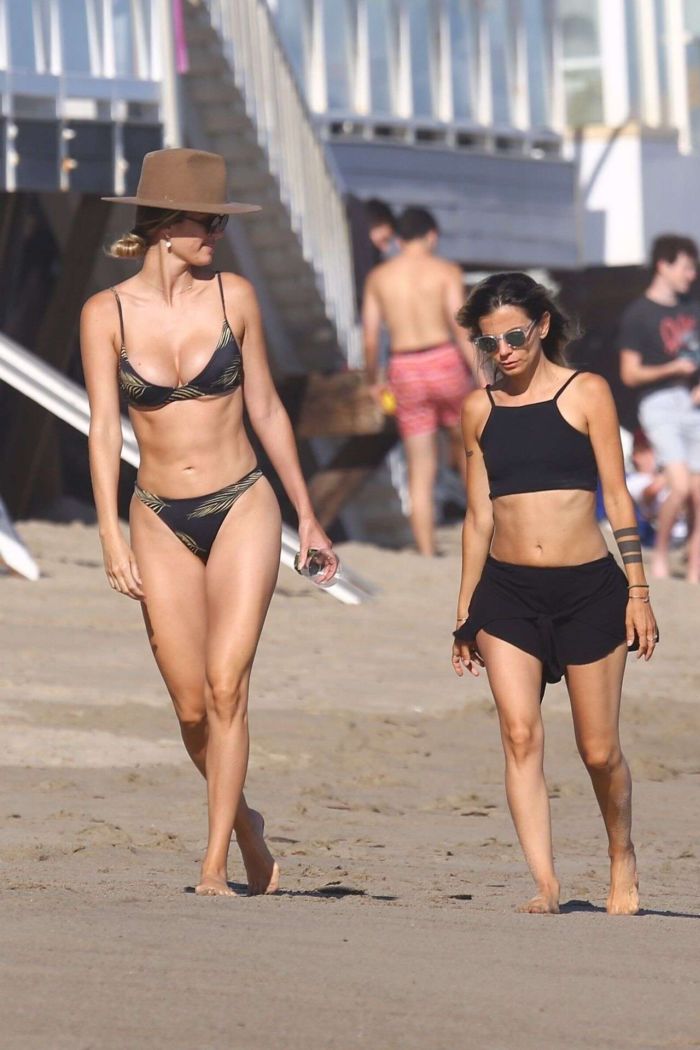 Talita Correa Candids In Bikini On The Sandy Beach In Malibu