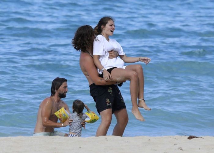 Thylane Blondeau On A Bikini Vacation In St Barts